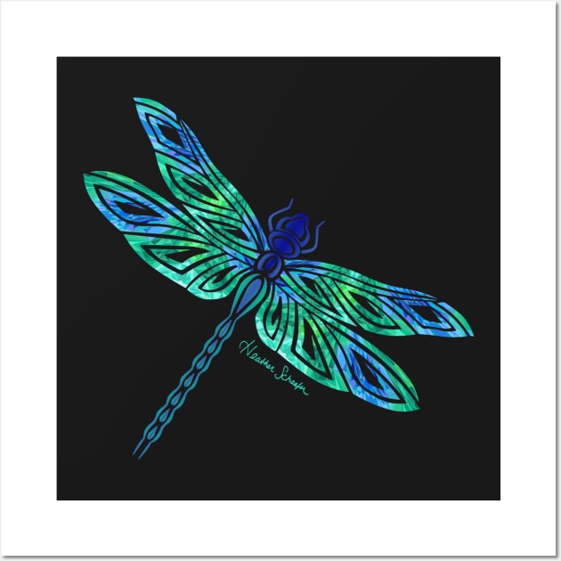 Tribal Dragonfly Wall Art by artsytoocreations